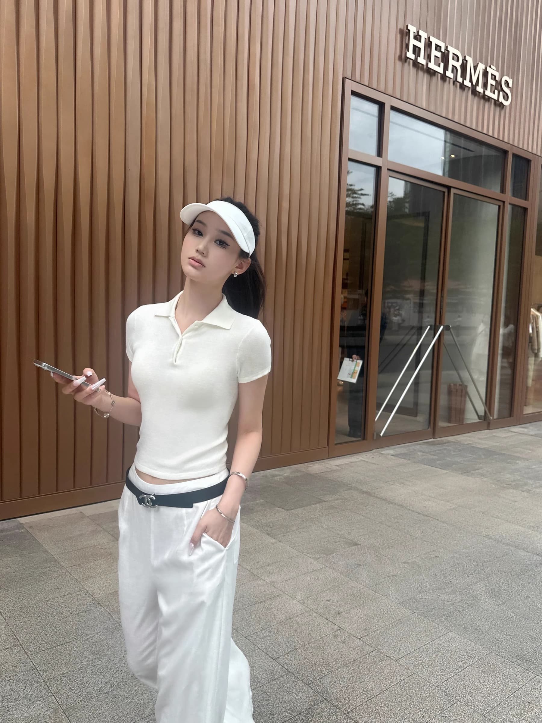 닝 부문 POLO 칼라 배색 니트 반팔 티셔츠 여성 여름 한 부서 디자인 센스 다용도 긍정적 인 어깨 쇼트 스타일 맨위 상세 이미지 11