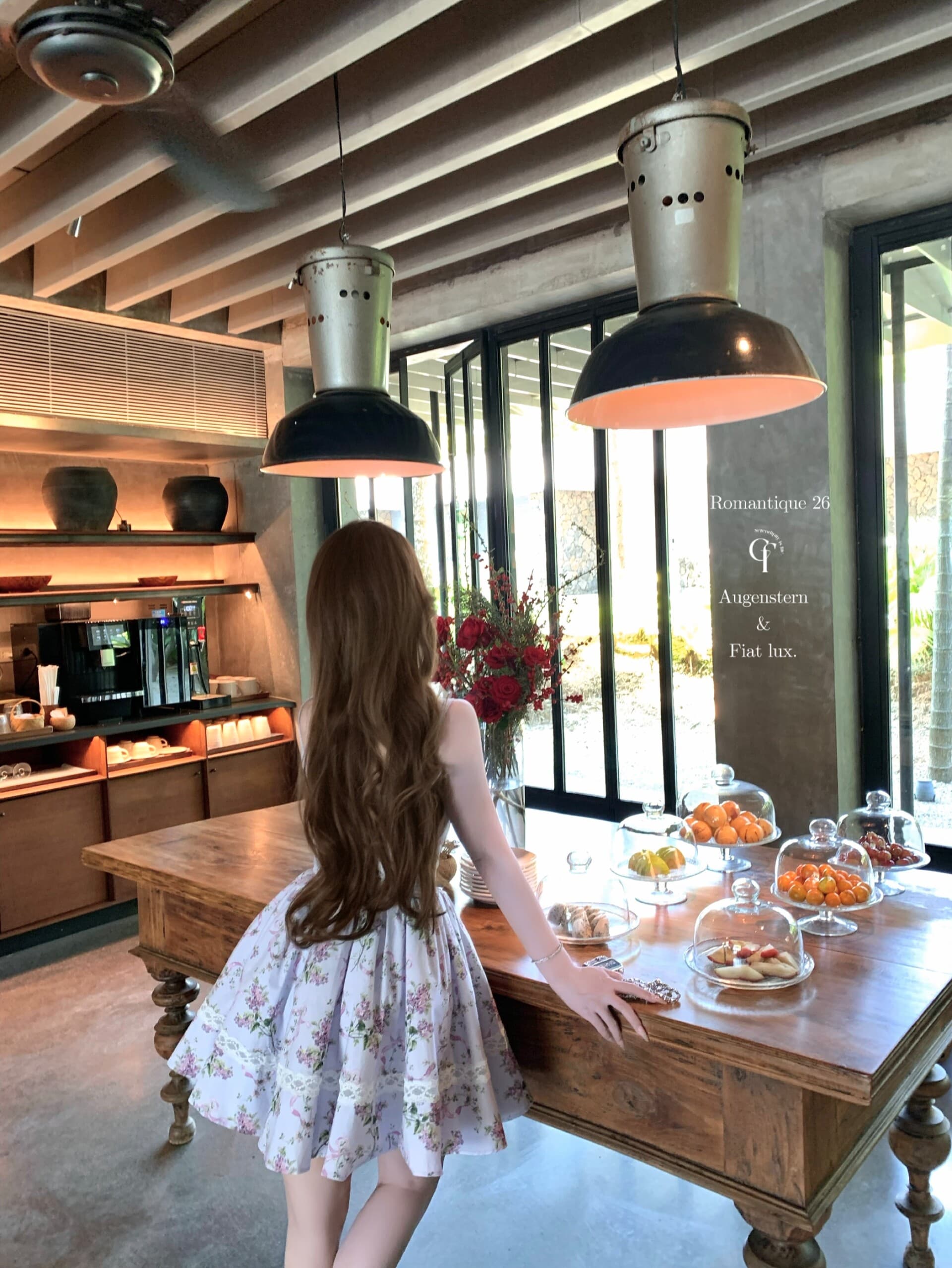 늦게 우산 우산 26 ss 정원 크루즈 houseof 꽃무늬 슬립 드레스 둘 색상 입력 디자인 센스 미니 스커트 상세 이미지 6