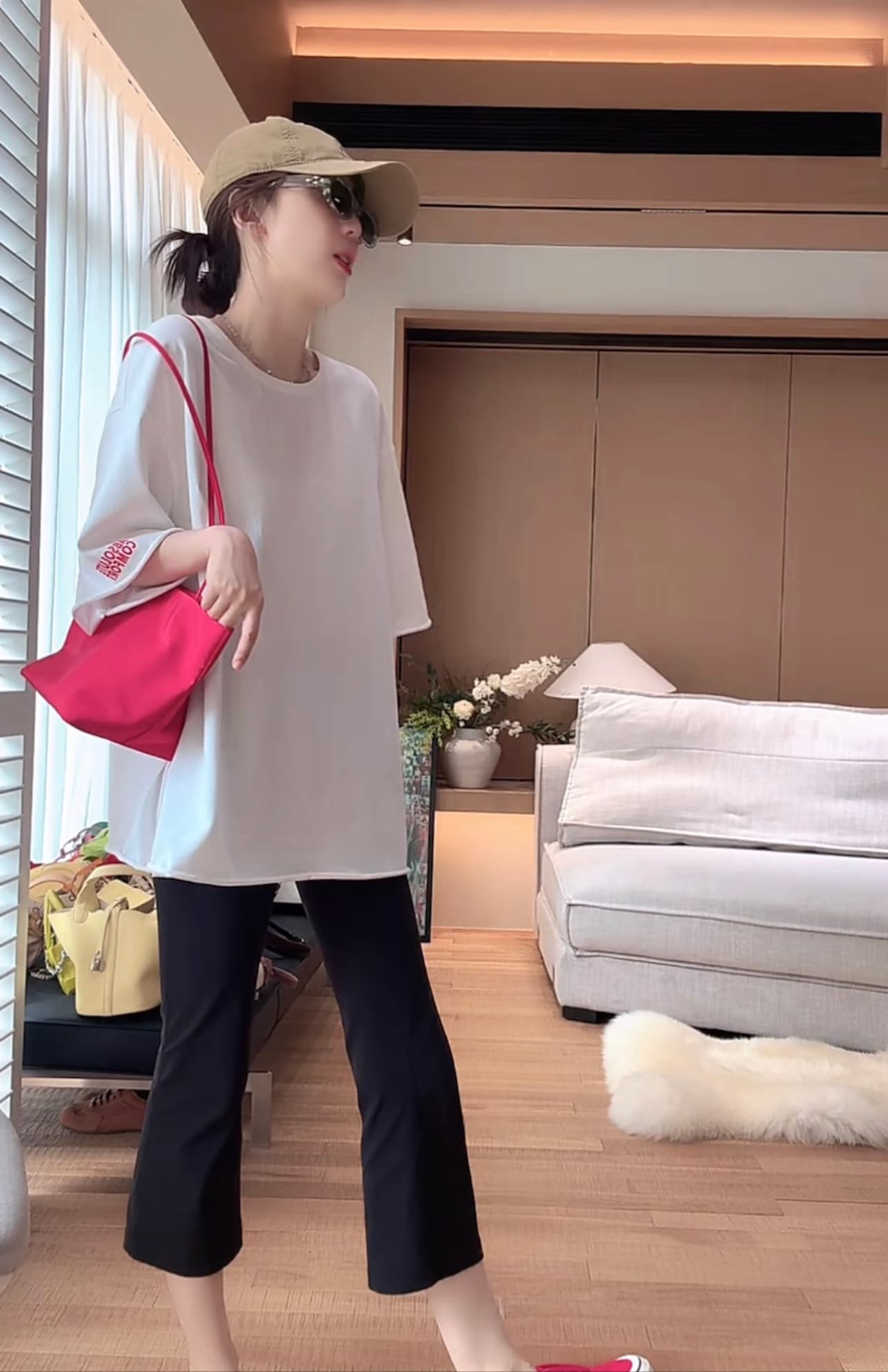 박하 여름 반소매 루즈핏 외국 가스 슬림해 보이는 패션 다용도 여름 반팔 티셔츠 여성 상세 이미지 7
