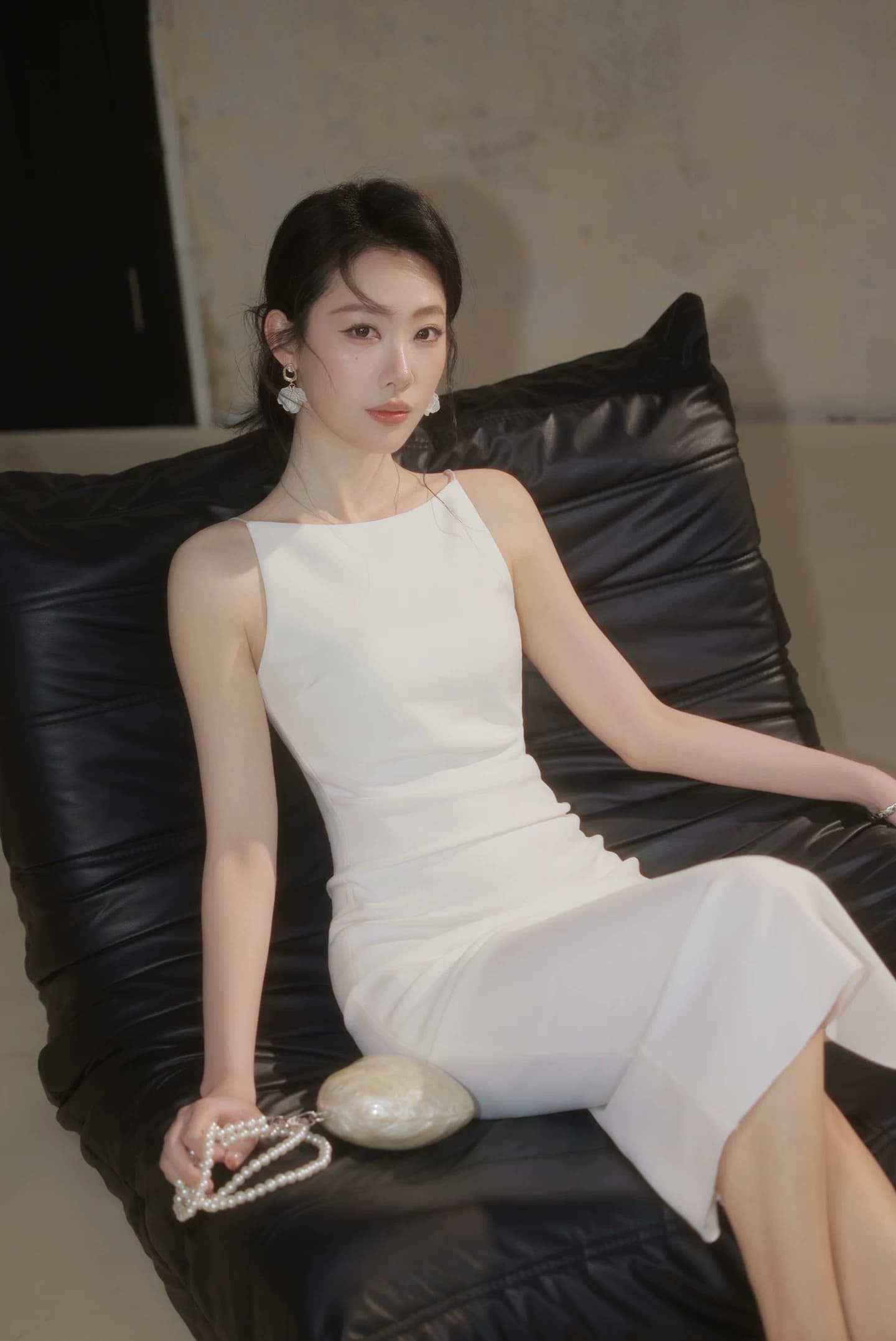 프랑스식 오프숄더 행침 목 슬립 몸매 가꾸기 오프숄더 작은 드레스 원피스 치마 꼬집기 허리 타이트 스커트 길다 점프 슈트 치마 여성 의류 상세 이미지 8