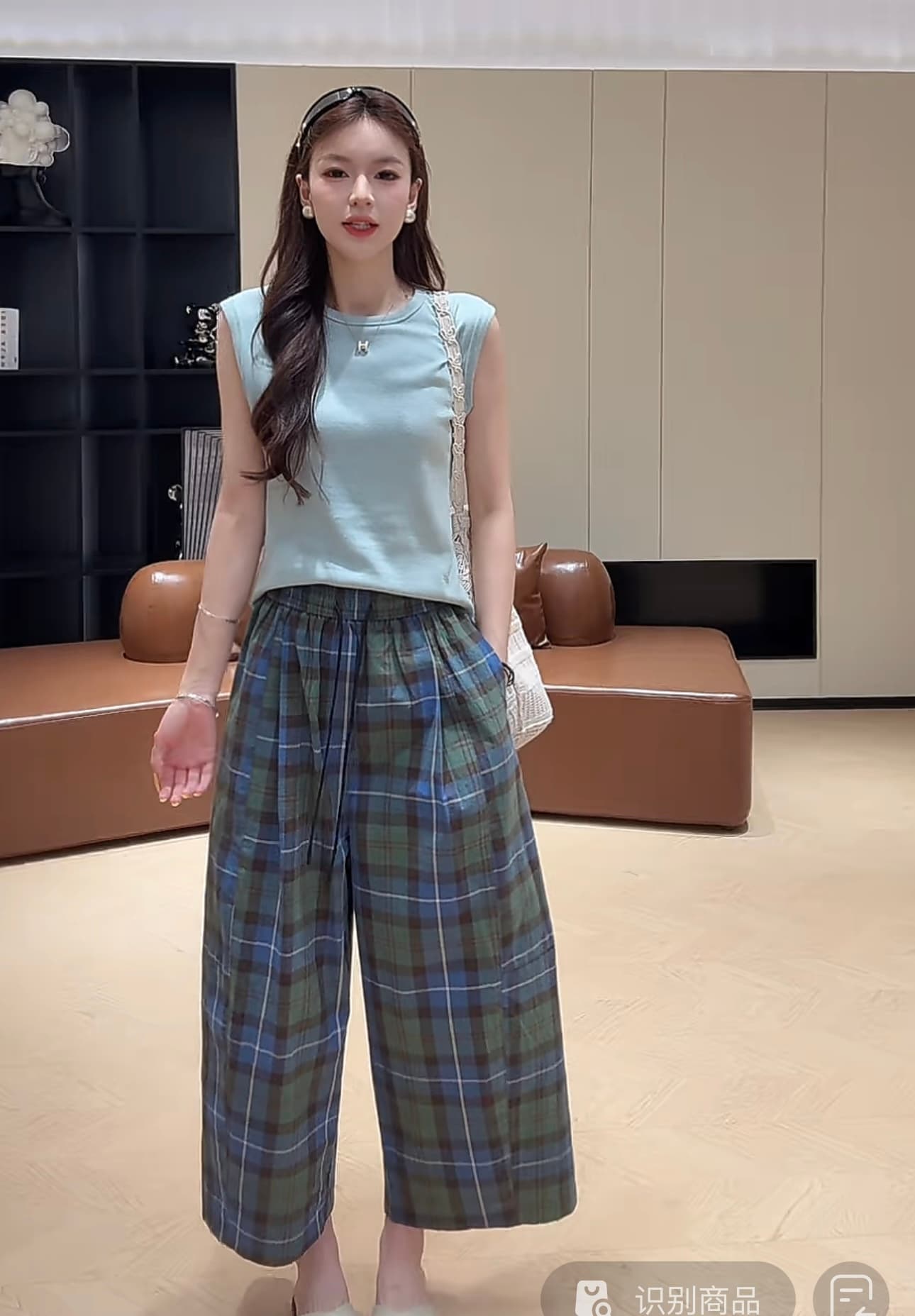 콩 추천 여름 미니멀리즘 몸매 가꾸기 슬림해 보이는 조끼 다용도 외출용 단색 맨위 캐주얼 바지 이미지 3