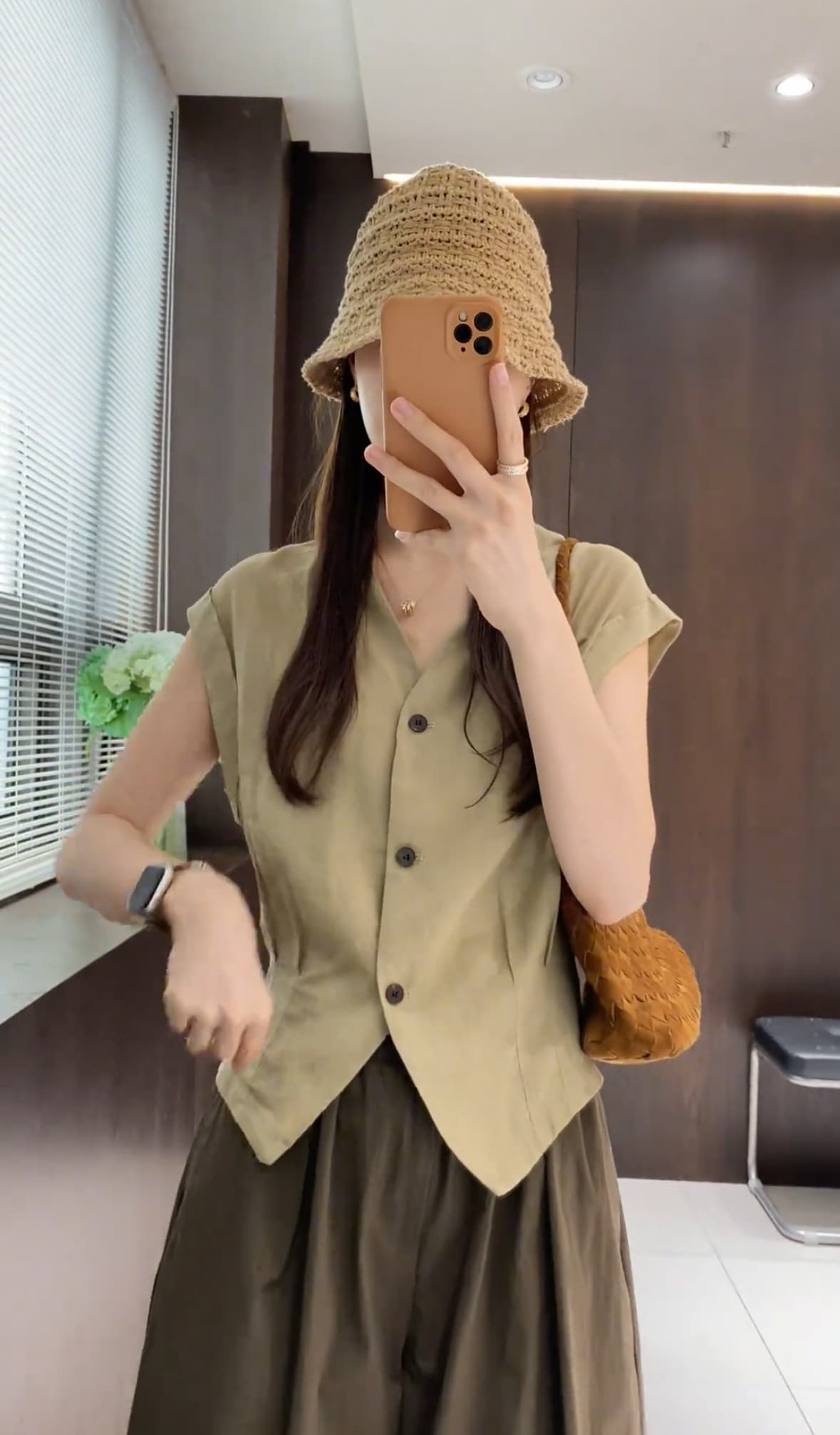 골드 샤 징 직접 만든 여성 의류 라미 셔츠 dyw11150 여름 V넥 캐주얼 셔츠 작은 열림 셔츠 상세 이미지 2