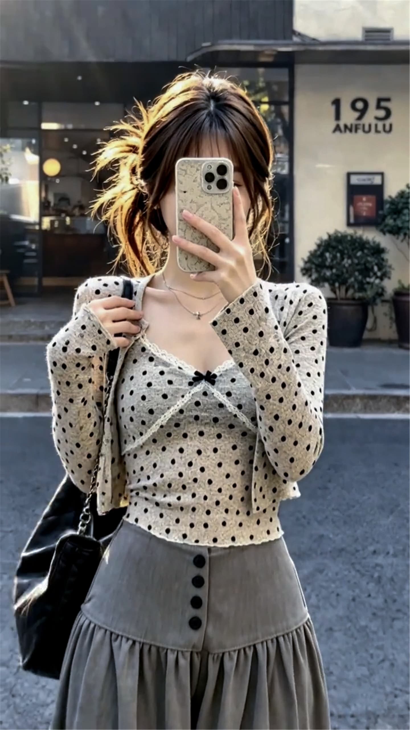 한 부서 자이언트 잘 생긴 ootd 착용 가져 가라. 전체 집합 레이스 조각 슬립 오픈 가디건 와이드 레그 팬츠 어린이 여름 세 조각 세트 상세 이미지 5