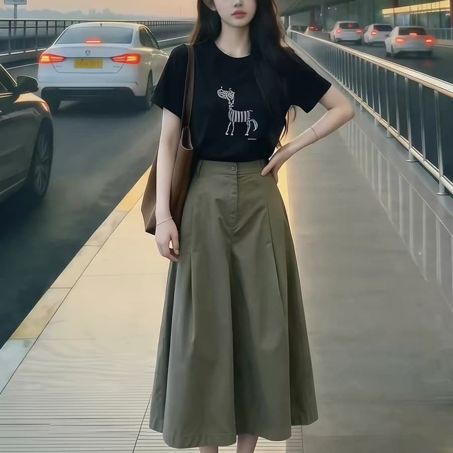 작은 키 여름 아름다운 자이언트 잘 생긴 캐주얼 바지 투피스 슈트 여성 2026 슈퍼 화재 연령 감소 착용 가져 가라. 전체 집합 이미지 2