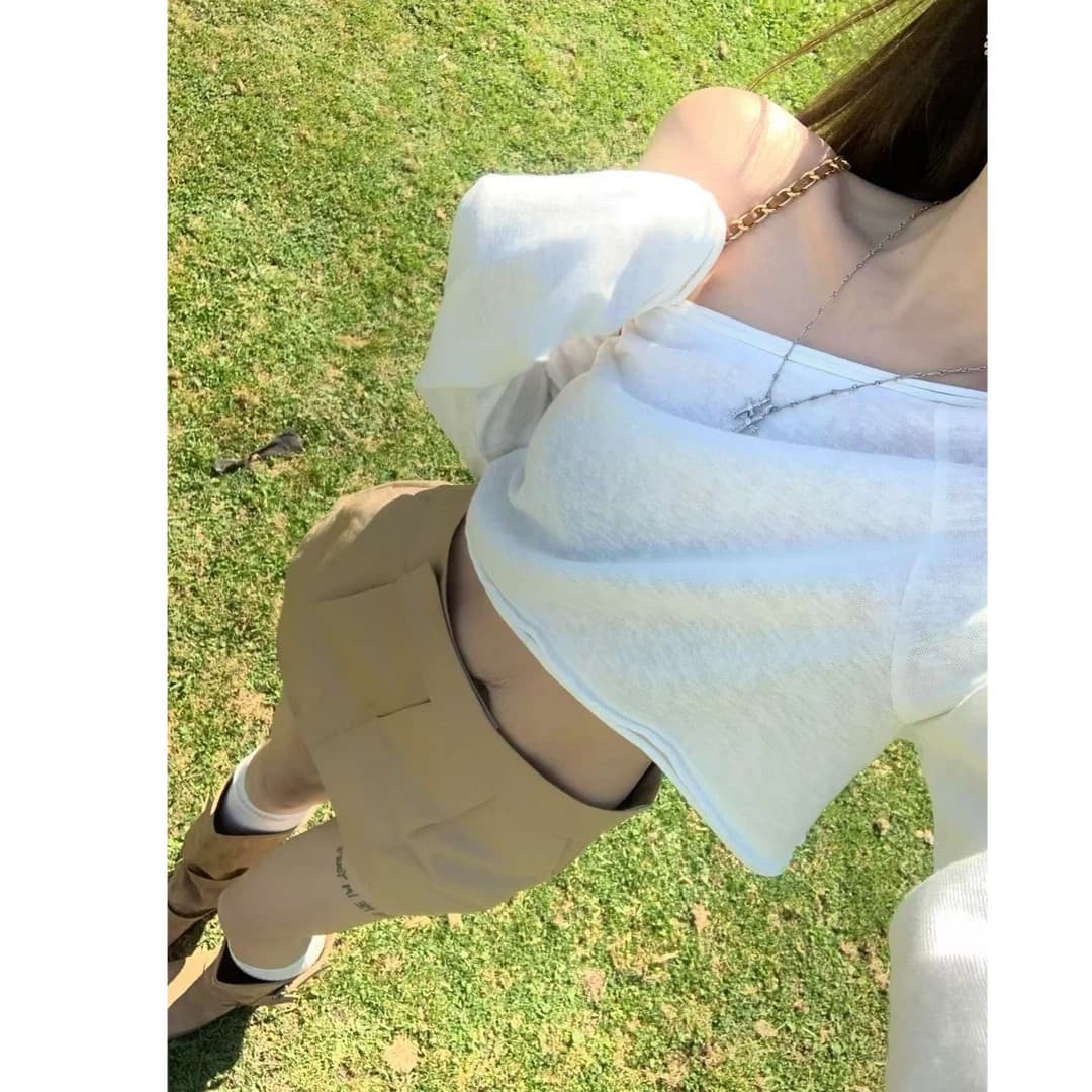 쌀 Na 홈 해시계 바젤 카키 워크웨어 섹션 재킷 카키 워크웨어 치마바지 이미지 4