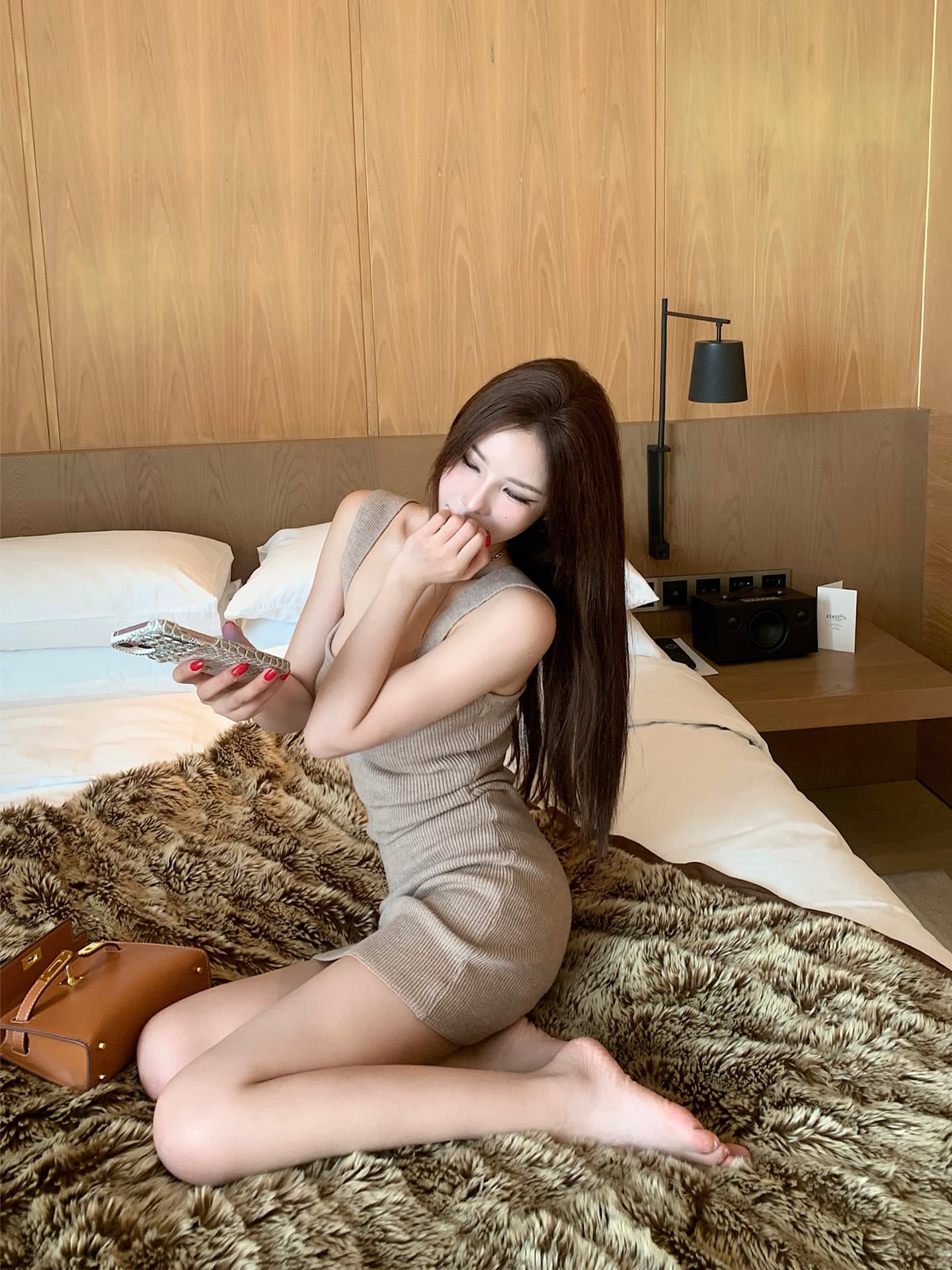 이른 가을 한국 품격 명문 여성 니트 드레스 가을 겨울 작은 키 심장 기계 나이트 클럽 던져 자매 달콤한 매운맛 바람 타이트 스커트 상세 이미지 2
