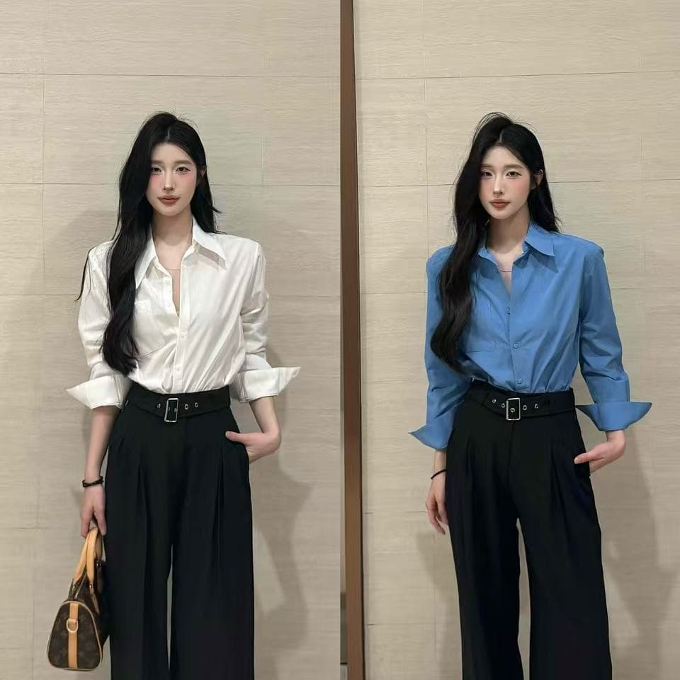 2026 한 부서 미니멀리즘 출퇴근 착용 가져 가라. 블라우스 사계절 섹션