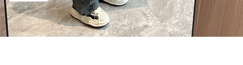 물 말 좁은 에디션 넓은 다리 청바지 여성 가을 겨울철 털이 있는 새로운 하이웨이스트 슬림해 보이는 디자인 센스 루즈핏 스트레이트 팬츠 상세 이미지 12