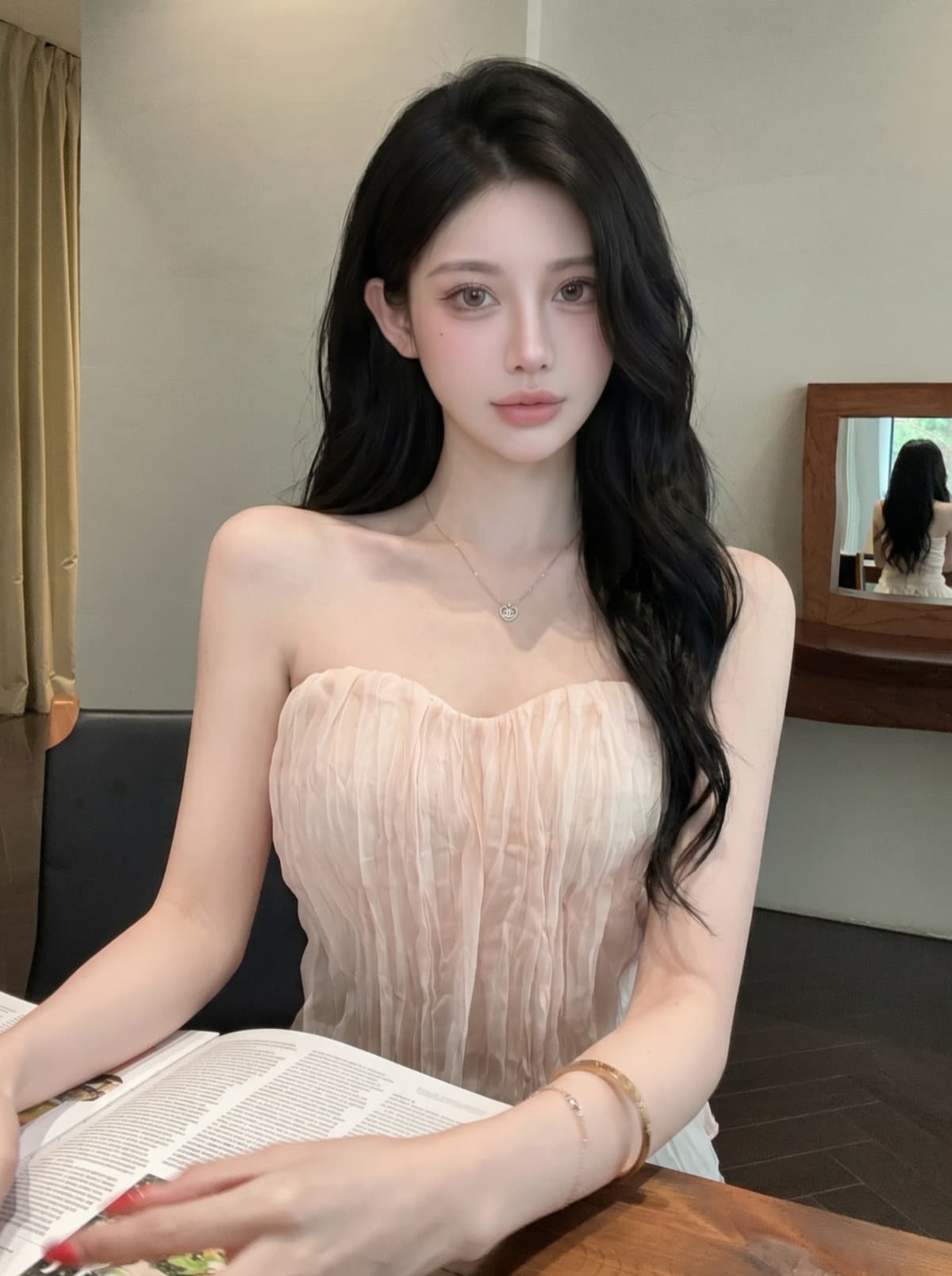 실사 불규칙 섹시함 백리스 민소매 튜브탑 조끼 여성 여름 아름다운 포장 가슴 핫걸 몸매 가꾸기 외출용 맨위 상세 이미지 8