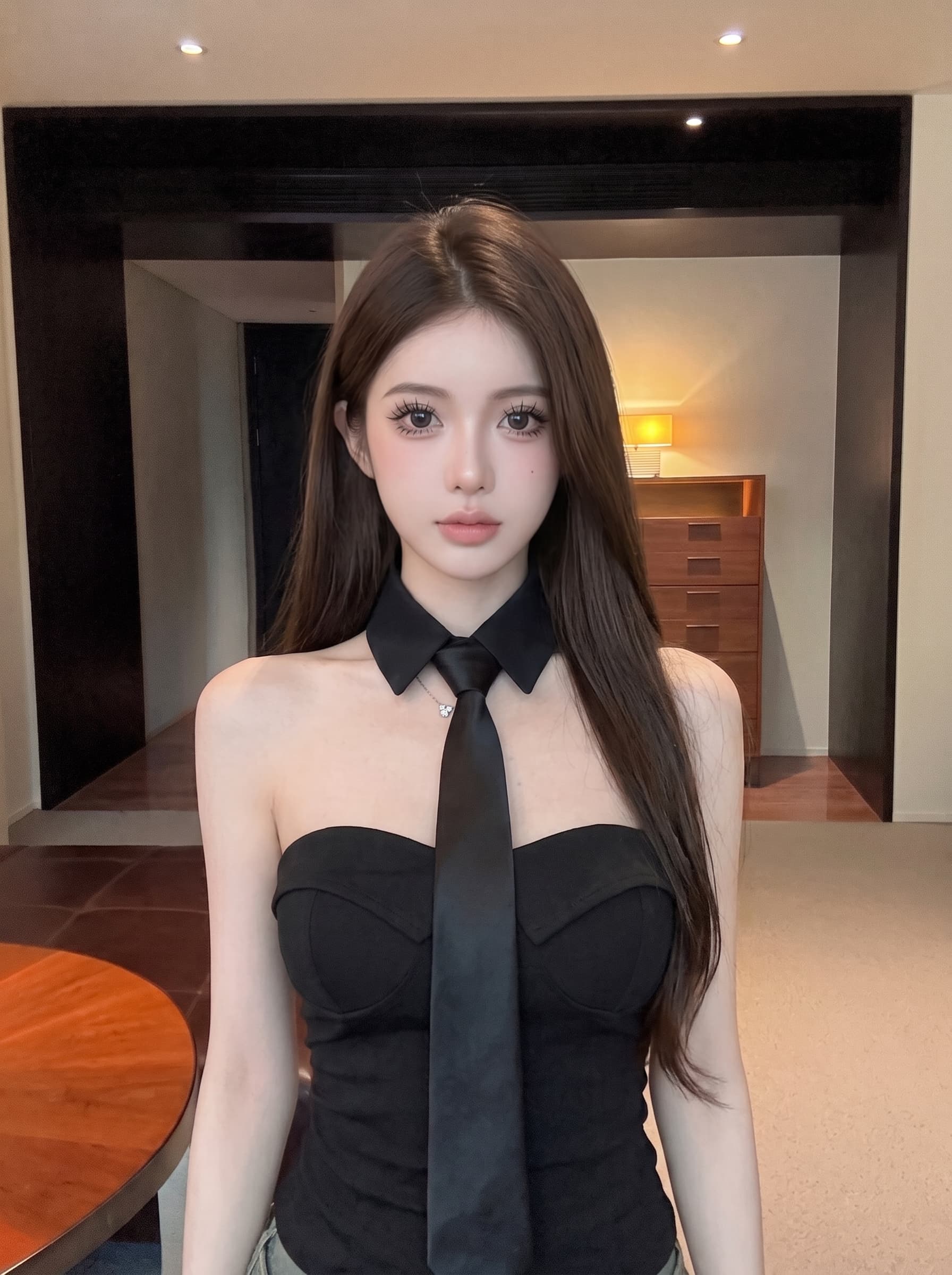 실사 섹시함 핫걸 바람 민소매 외출용 튜브탑 작은 조끼 여성 여름 디자인 센스 몸매 가꾸기 슬림해 보이는 쇼트 스타일 맨위 상세 이미지 14