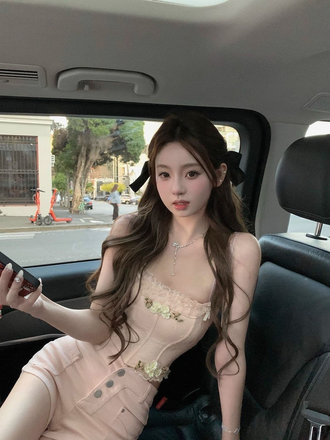 레트로 핫걸 데님 반바지 여성 다용도 작은 키 슬림해 보이는 스트레이트 넓은 다리 뜨거운 바지 상세 이미지 8