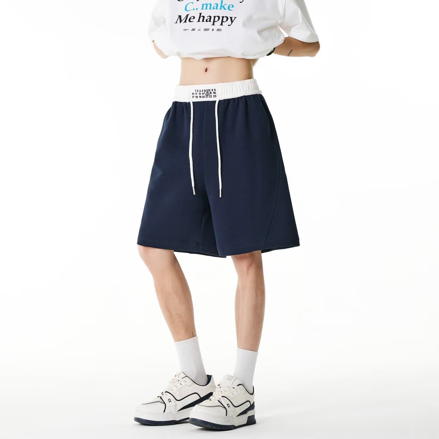운동 반바지 남자 여름 외출용 루즈핏 조수 브랜드 아메리칸 무거운 캐주얼 농구 5 점 바지 상세 이미지 3