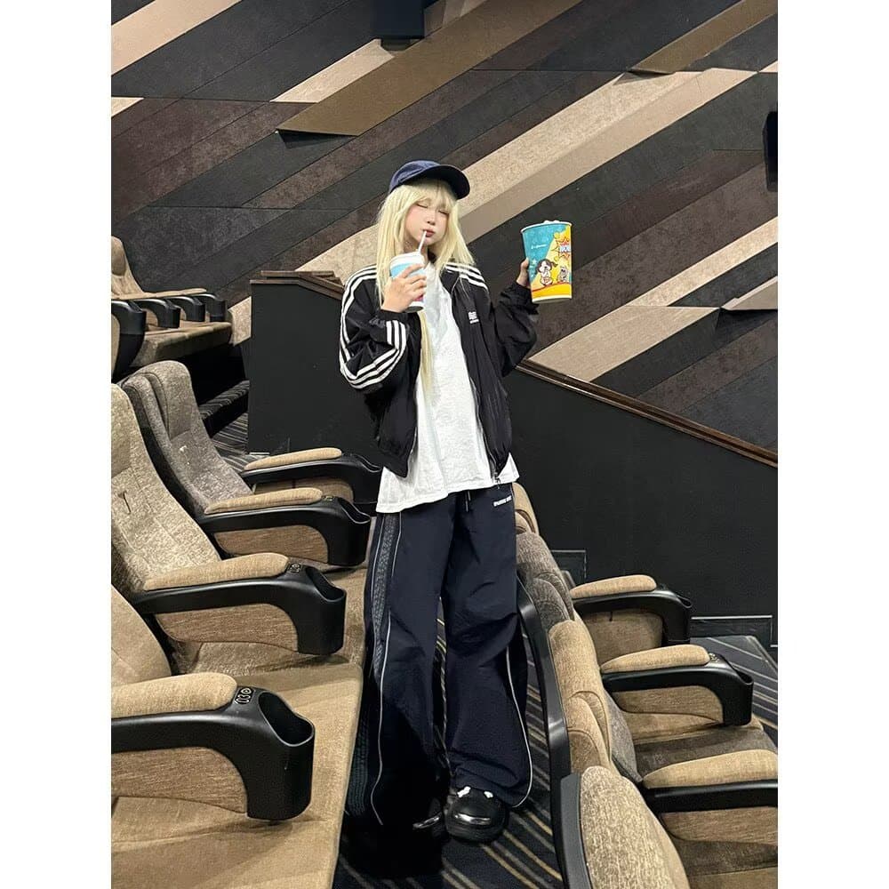 2026 봄 가을 새로운 워싱 아메리칸 레트로 신축성 워크웨어 팬츠 남자 조수 브랜드 스트레이트 루즈핏 캐주얼 롱 바지 이미지 5