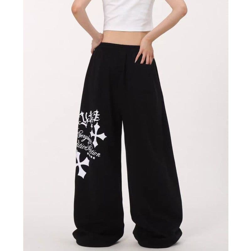 국경 간 아마존 AliExpress 하이웨이스트 펌프 로프 루즈핏 유럽과 미국 핫걸 바람 jazz 춤추기 hiphop 운동 바지 여성 상세 이미지 3