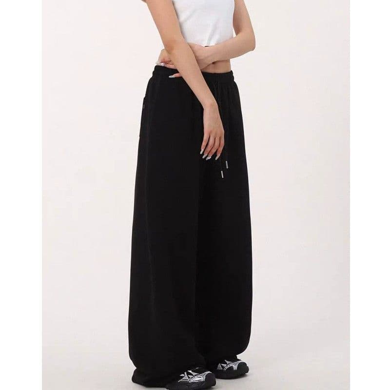 국경 간 아마존 AliExpress 하이웨이스트 펌프 로프 루즈핏 유럽과 미국 핫걸 바람 jazz 춤추기 hiphop 운동 바지 여성 상세 이미지 10
