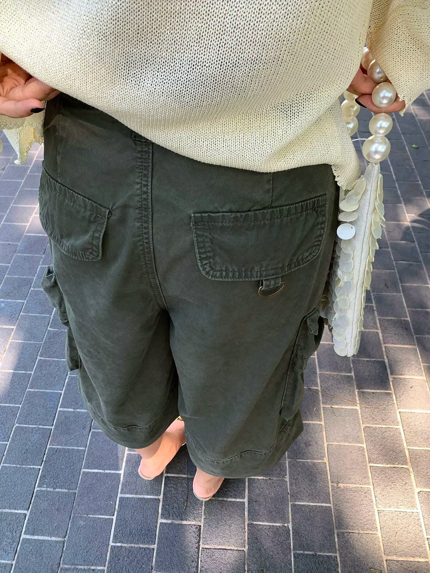 여름 야외 속도 건조한 워크웨어 반바지 지퍼 기타 주머니 바지 루즈핏 스트레이트 오부 바지 통기성 청바지 상세 이미지 39