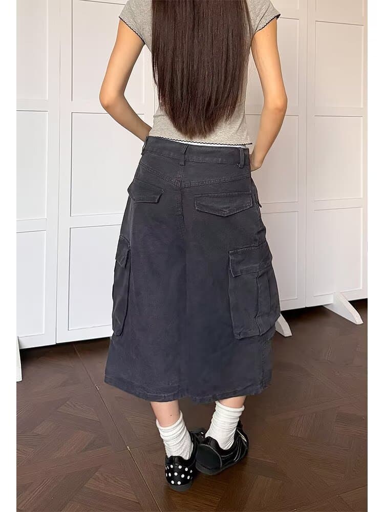 높은 품질 워싱 면 워크웨어 7 점 반바지 카키 진한 파란색 m-2x 상세 이미지 11