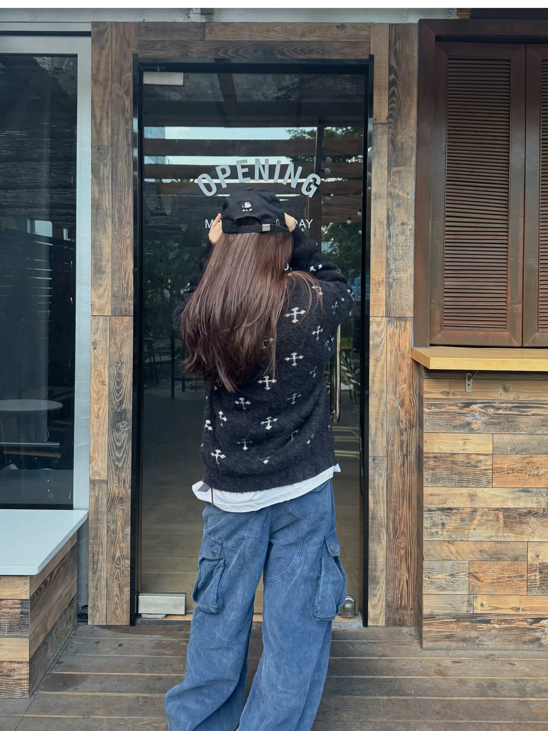 아메리칸 레트로 코듀로이 기타 주머니 디자인 워크웨어 팬츠 새로운 거리 루즈핏 와이드 레그 팬츠 스트레이트 워크웨어 팬츠 상세 이미지 11