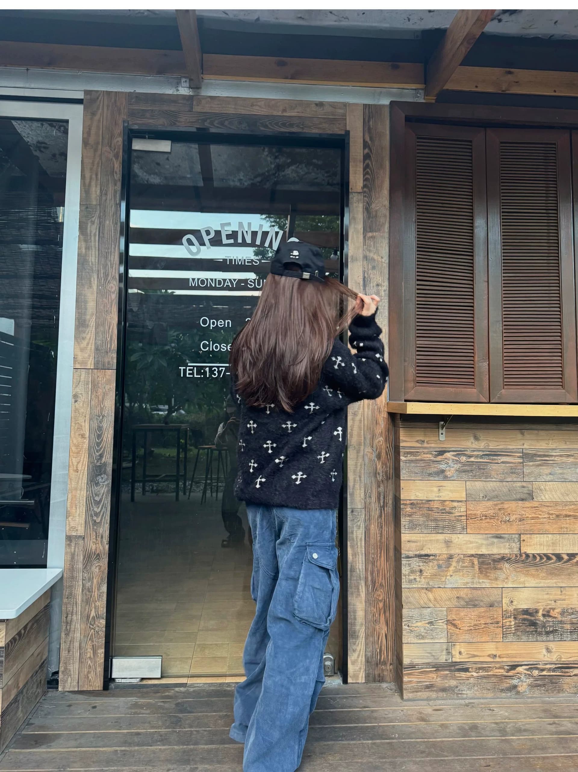 아메리칸 레트로 코듀로이 기타 주머니 디자인 워크웨어 팬츠 새로운 거리 루즈핏 와이드 레그 팬츠 스트레이트 워크웨어 팬츠 상세 이미지 12