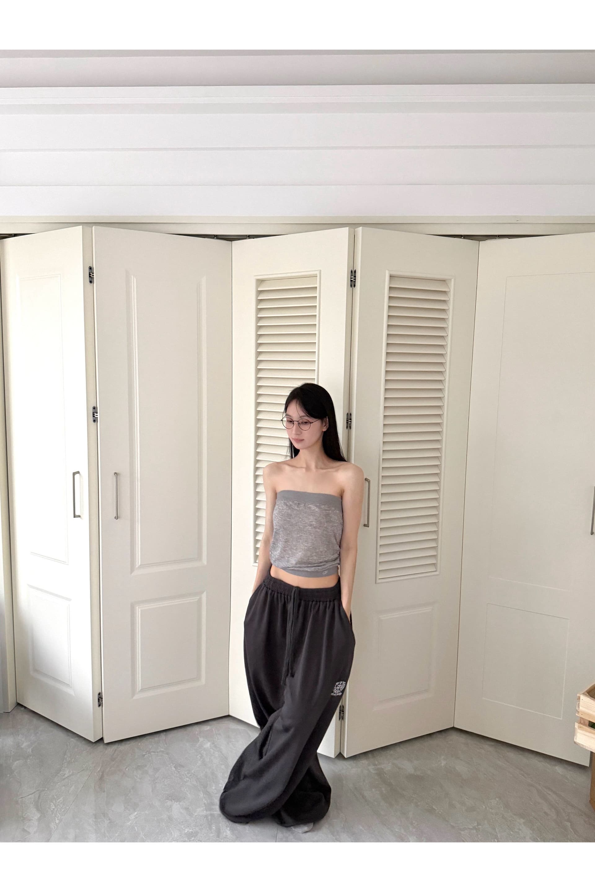 좋은 품질 원본 것 아메리칸 느긋한 재즈 스트리트 댄스 자수 루즈핏 느긋한 스트레이트 캐주얼 운동 웨이 바지 상세 이미지 4