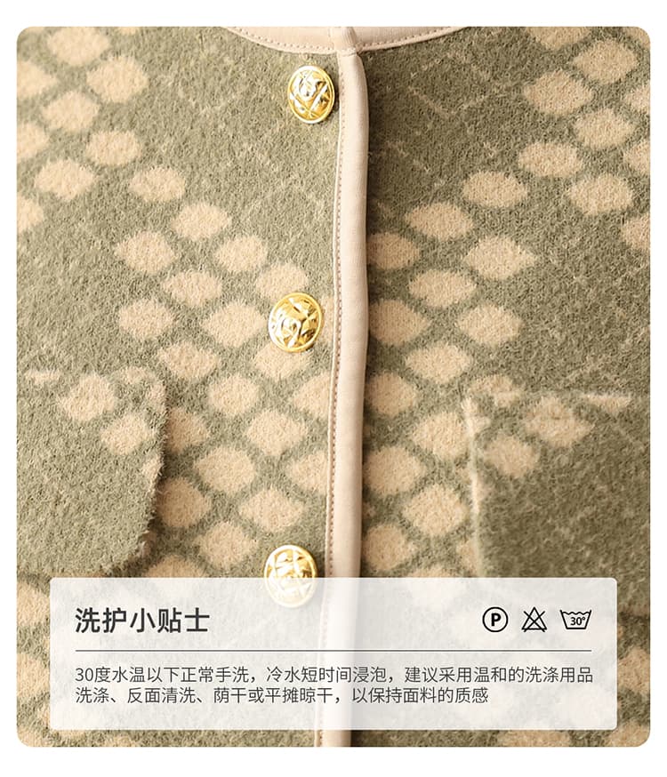 엄마 가을 의상 작은 샤넬 스타일 재킷 패션 쇼트 스타일 재킷 새로운 중년 여성 연령 감소 오픈 가디건 외국 가스 맨위 상세 이미지 9