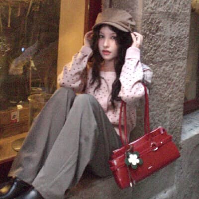 miu 부서 도트 무늬 니트 오픈 가디건 여성 이른 가을 착용 가져 가라. 회색 비스듬한 어깨 긴팔 몸매 가꾸기 슬림해 보이는 쇼트 스타일 한 첨부 된 의류 이미지 4