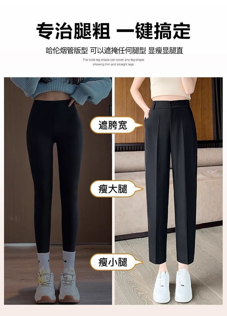 2026 정장 바지 여성 봄 여름 하이웨이스트 경력 일 스트레이트 담배 파이프 9 포인트 작은 발 출근 면접 슬랙스 상세 이미지 20