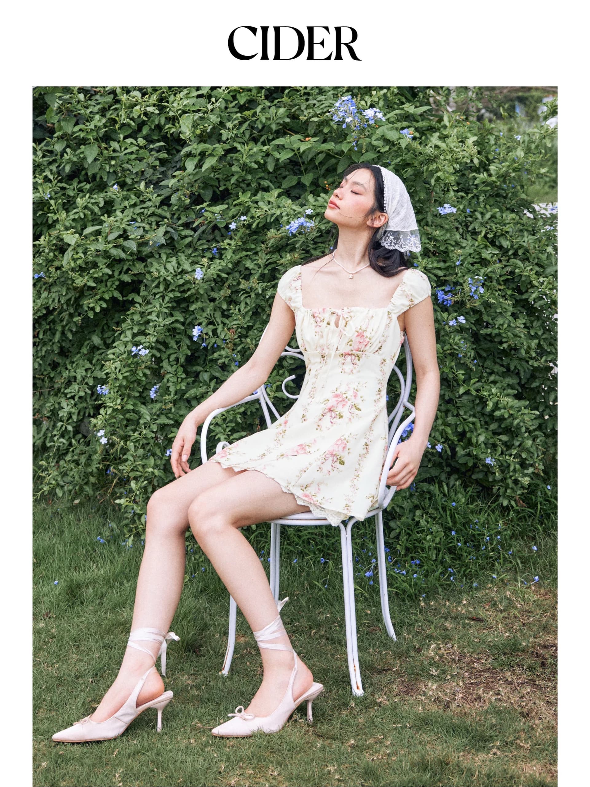 스타 같은 단락 아메리칸 조끼 스커트 여름 슬립 드레스 꽃무늬 치마 114348921 상세 이미지 3