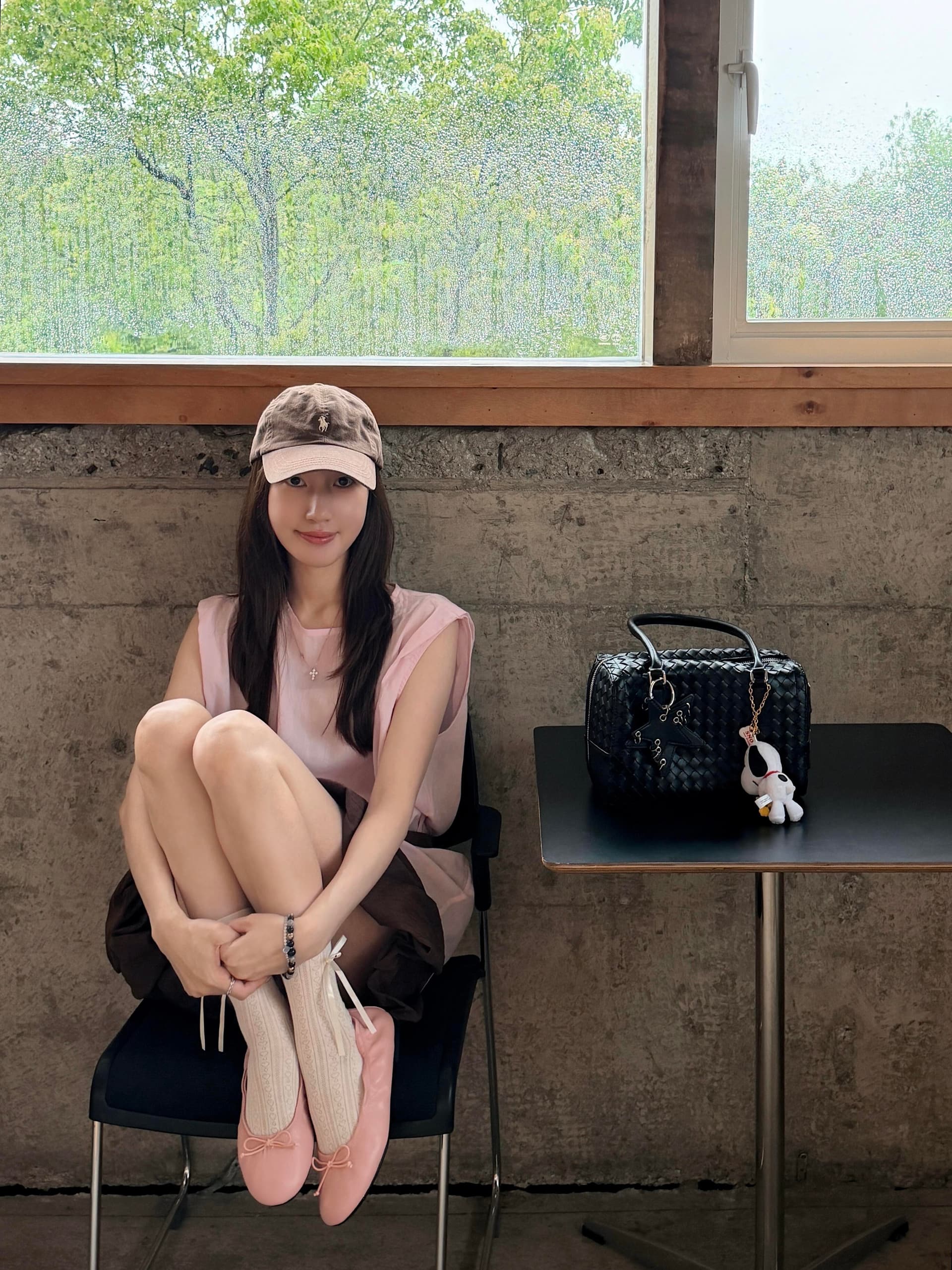 한 부서 그레이트 통해보기 가져 가라. 전체 집합 2026 새로운 핑크색 셔츠 맨위 여성 여름 꽃밭 치마 투피스 슈트 상세 이미지 8