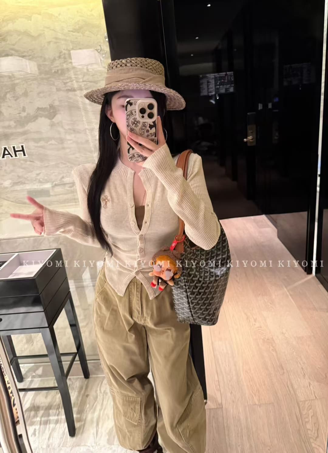 가을 겨울철 2025 년 자수 페이크 레이어드 몸매 가꾸기 긴팔 니트 스웨터 여성 레저 순수한 욕망 허리 수축 트임 맨위 상세 이미지 11