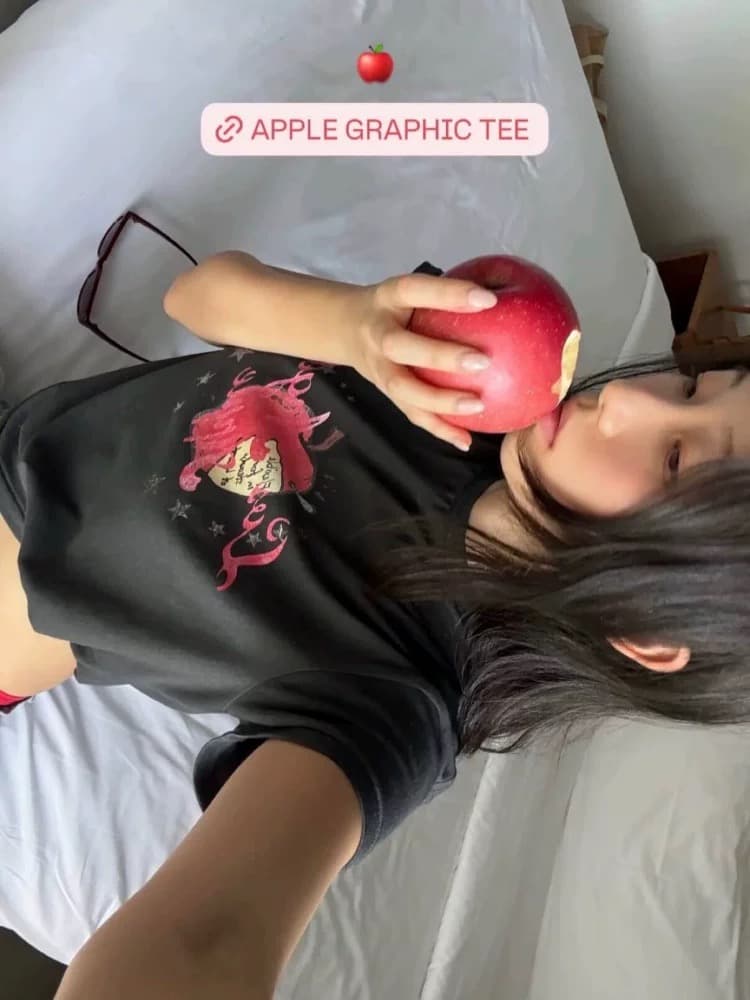 한국 동대문 26 년 여름 새로운 수 있습니다. 프린트 쇼트 스타일 라운드 넥 핫걸 몸매 가꾸기 반팔 ins 바람 상세 이미지 3