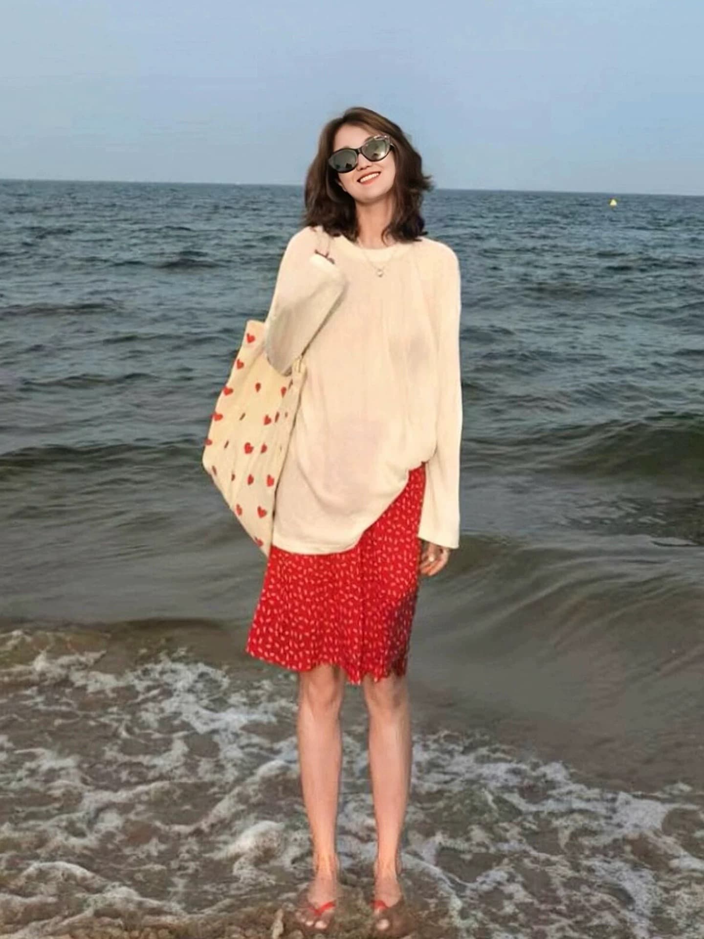 느슨함 센스 외국 가스 연령 감소 미니멀리즘 긴팔 자외선 차단 블라우스 여성 루즈핏 느긋한 바람 캐주얼 얇은 스타일 맨위 상세 이미지 4