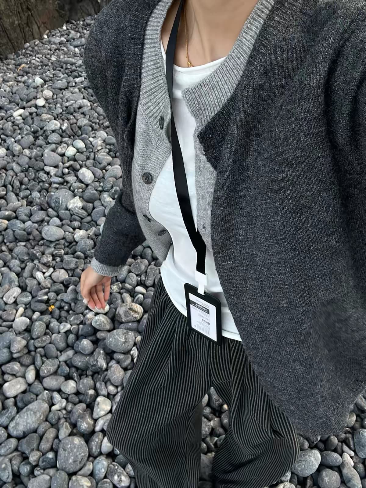 한 부서 볼륨 측면 화이트 긍정적 인 어깨 긴팔 티셔츠 여성 가을 겨울 2026 새로운 몸매 가꾸기 슬림해 보이는 인사이드 가져 가라. 기본 셔츠 맨위 상세 이미지 4