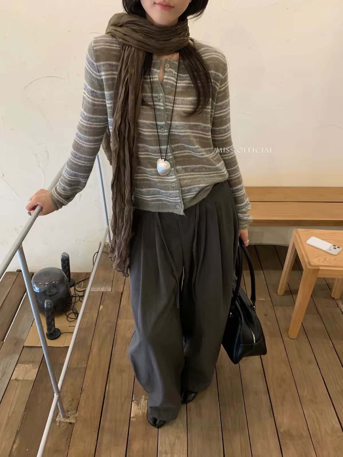 가을 오픈 가디건 보온 스웨터 코트 여성 셔츠 루즈핏 슬림해 보이는 다용도 니트 스웨터 이미지 2
