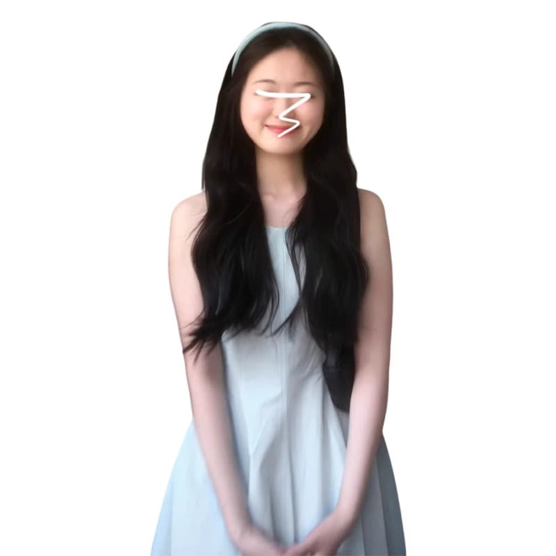 올해 인기 파란색 민소매 드레스 아이들 여름 2025 새로운 작은 키 휴가 바람 롱 스커트 디자인 센스 이미지 4