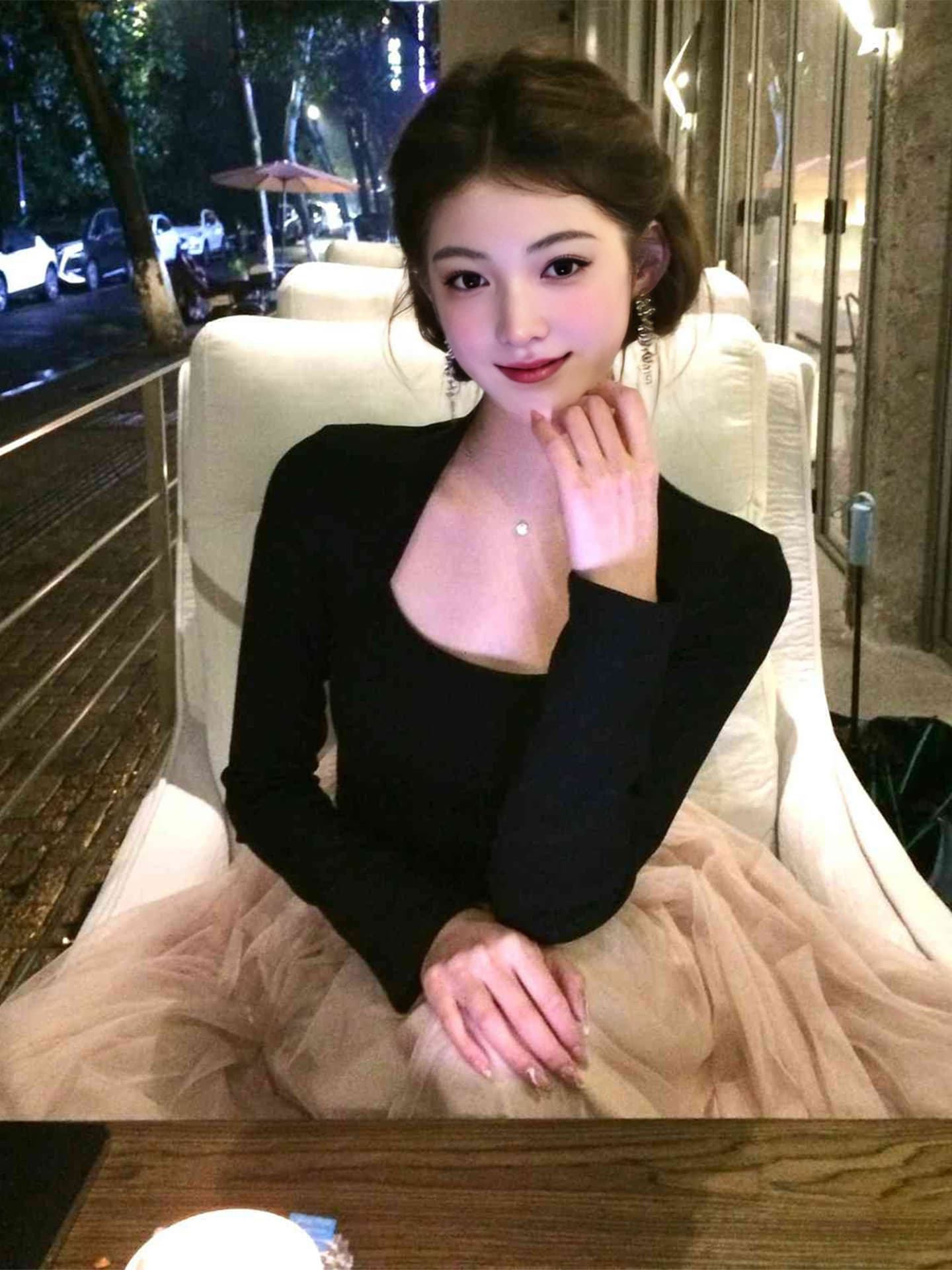2026 사람들 면 리브 슈퍼 비밀 폴리 에스터 인터넷 네리 하나 가을 겨울 부드러운 작은 샤넬 스타일 로얄 자매 프랑스식 치마 이미지 4