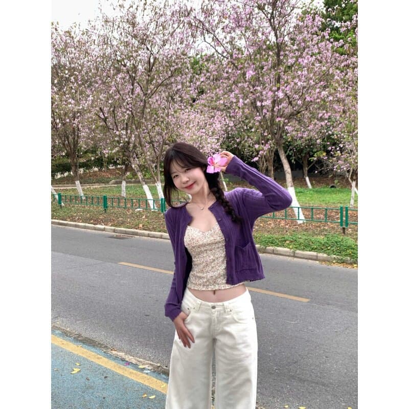 한 부서 고유 한 아름다운 달콤한 핫걸 꽃무늬 캐미솔 여름 새로운 몸매 가꾸기 슬림해 보이는 쇼트 스타일 인사이드 잡아라. 의류