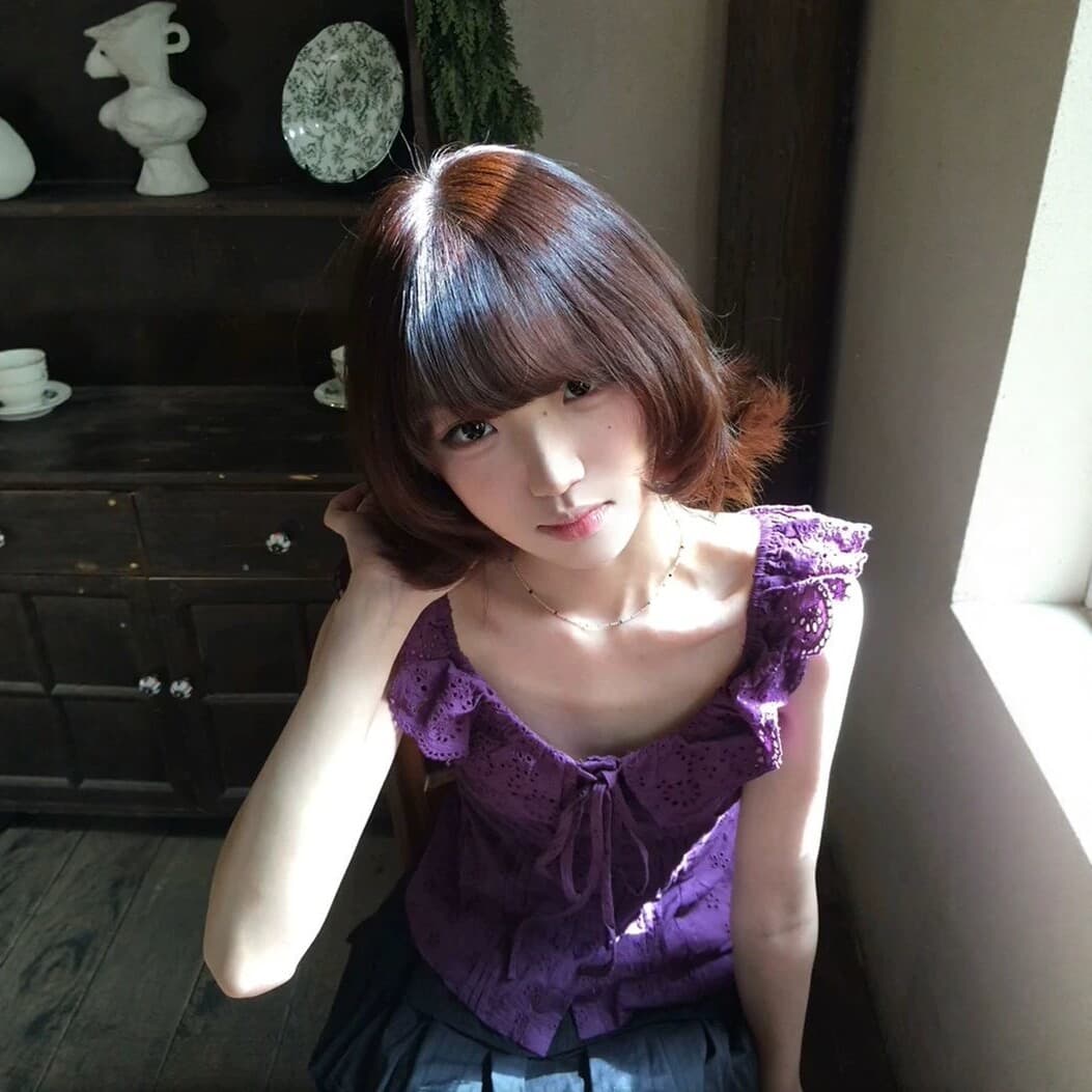 순면 자카드 원단 네리 명중 가져 가라. 프랑스식 분위기 센스 브라운 보라색 오프숄더 레이스업 자수 짧은 셔츠 이미지 2
