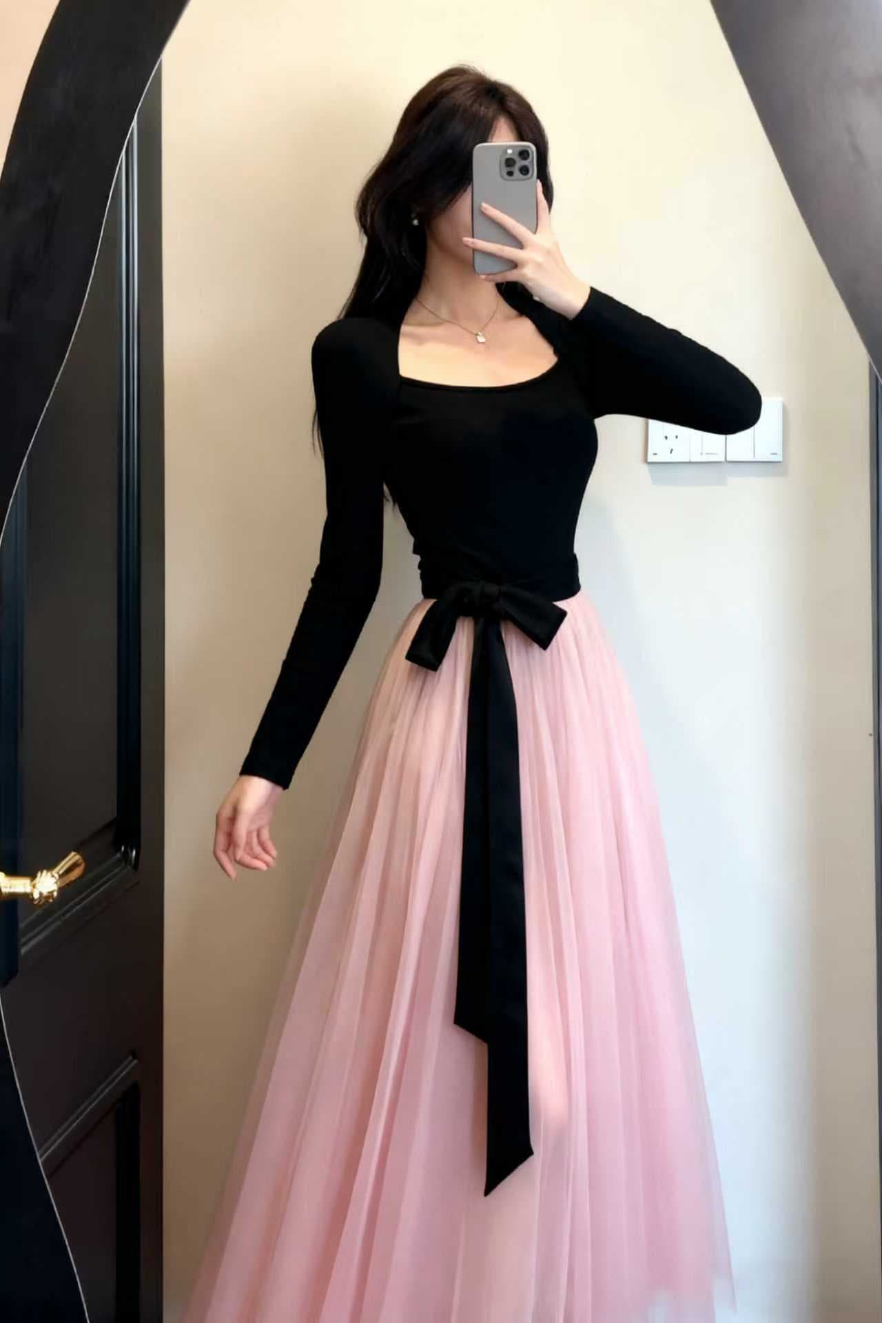 면 리브 슈퍼 비밀 폴리 에스터 인터넷 네리 감기 부유 한 가족 천 골드 몸매 가꾸기 슬림해 보이는 품격 치마 상세 이미지 5