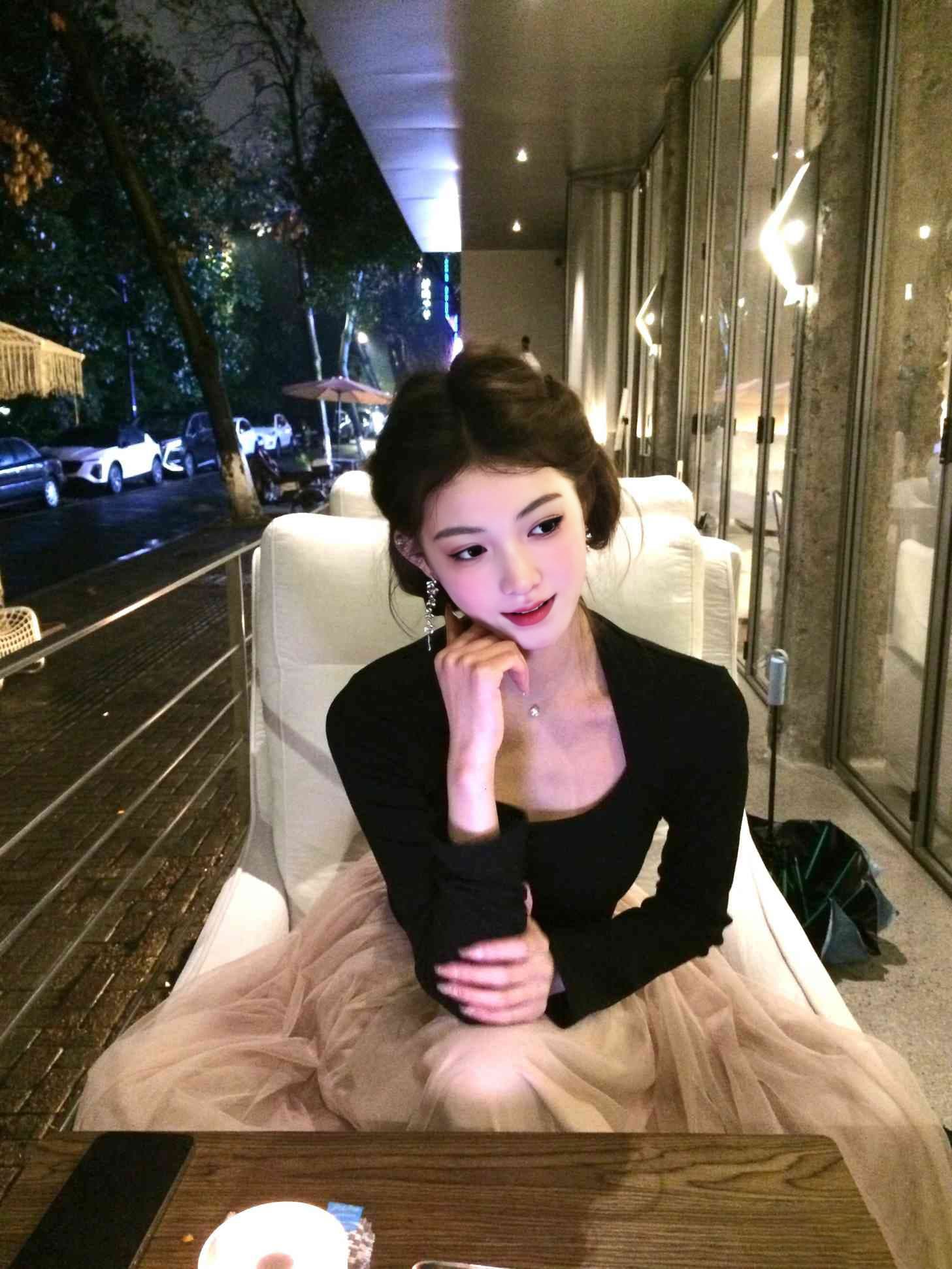2026 사람들 면 리브 슈퍼 비밀 폴리 에스터 인터넷 네리 하나 가을 겨울 부드러운 작은 샤넬 스타일 로얄 자매 프랑스식 치마 상세 이미지 4