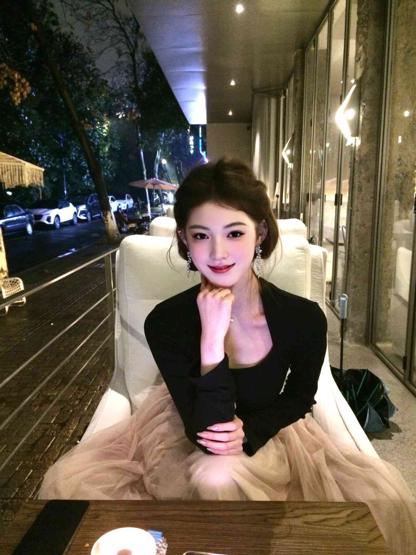 2026 사람들 면 리브 슈퍼 비밀 폴리 에스터 인터넷 네리 하나 가을 겨울 부드러운 작은 샤넬 스타일 로얄 자매 프랑스식 치마 상세 이미지 5