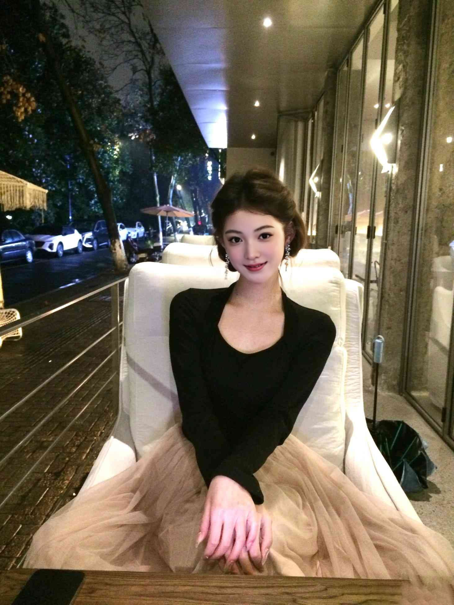 2026 사람들 면 리브 슈퍼 비밀 폴리 에스터 인터넷 네리 하나 가을 겨울 부드러운 작은 샤넬 스타일 로얄 자매 프랑스식 치마 상세 이미지 6