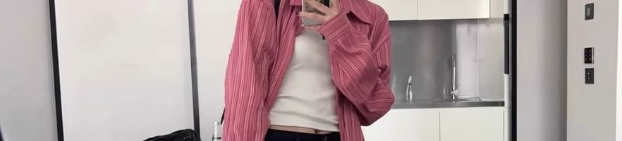 마이크로 지방 mm 올해 패션 스트라이프 드레스 2025 봄 프랑스식 작은 샤넬 스타일 셔츠 빅 사이즈 여성 의류 치마 상세 이미지 40