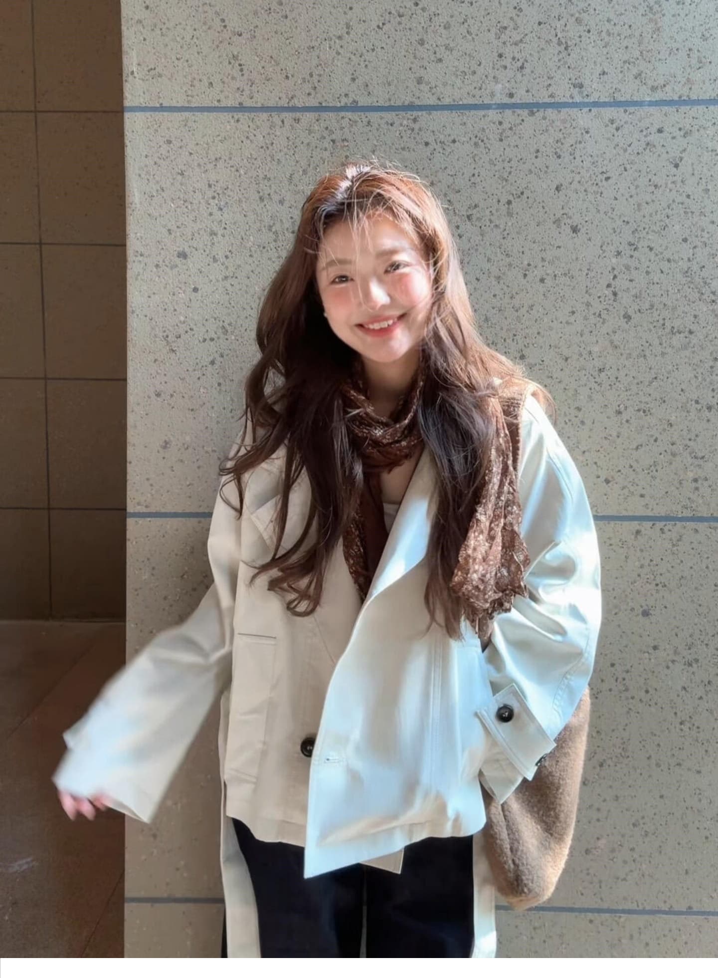 한 부서 영국식 바람 스탠드 칼라 쇼트 스타일 재킷 재킷 여자 봄 가을 작은 키 품격 허리 수축 자이언트 잘 생긴 코트 상세 이미지 3