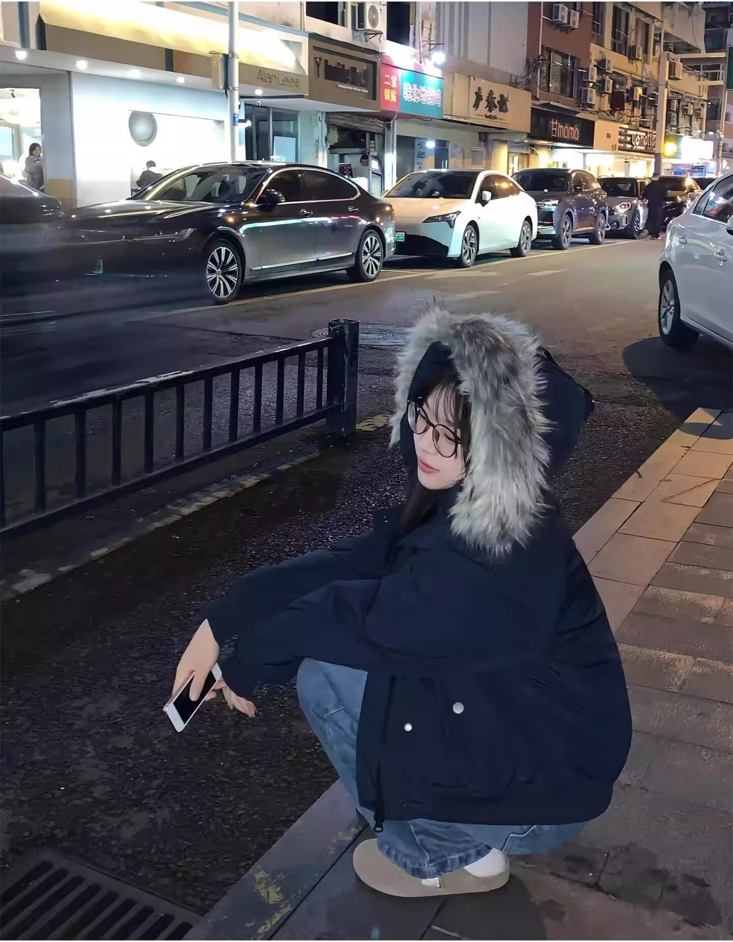 큰 모피 칼라 아래 면화 의류 여성 2026 겨울 새로운 Parker 한국 스타일 루즈핏 면 옷 두꺼운 보온 목화 진딧물 재킷 상세 이미지 15
