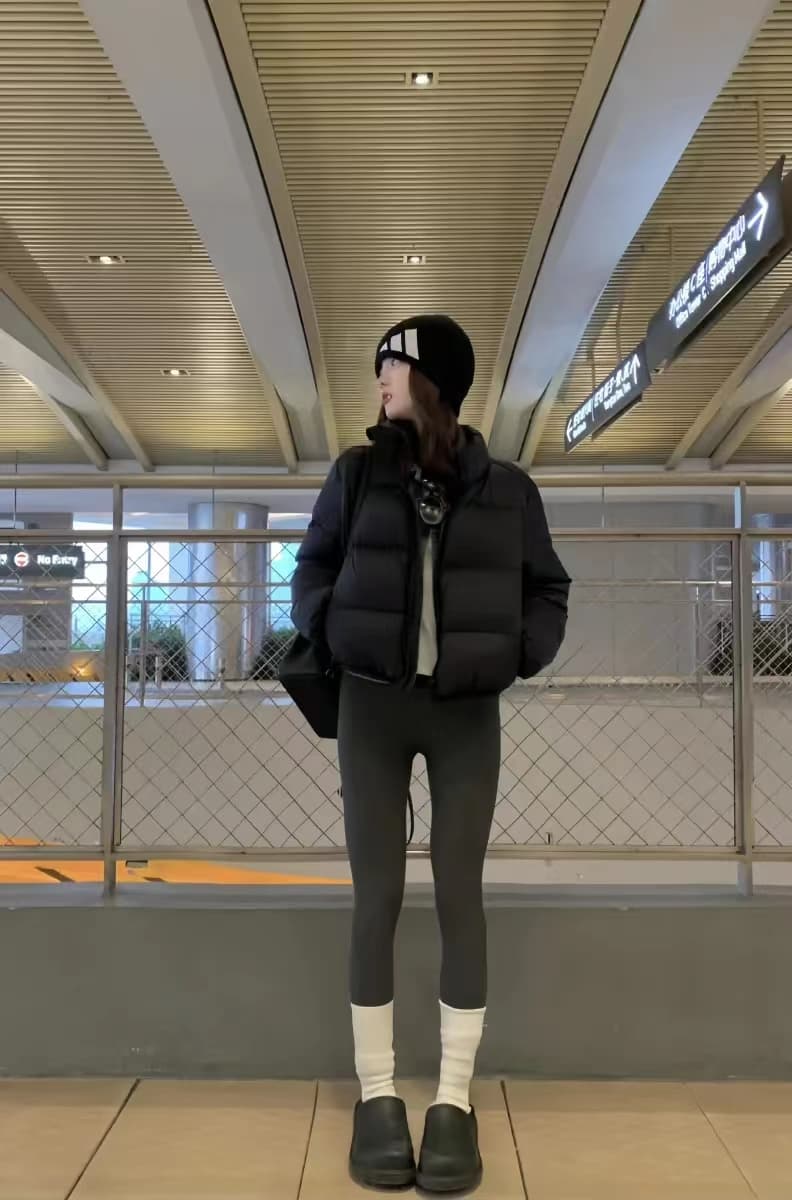 경관 그림 아름다움 라드. 쇼트 스타일 면 의류 여성 2026 겨울 새로운 고급 센스 작은 키 켄 콩 바람 유럽 상품 재킷 상세 이미지 6