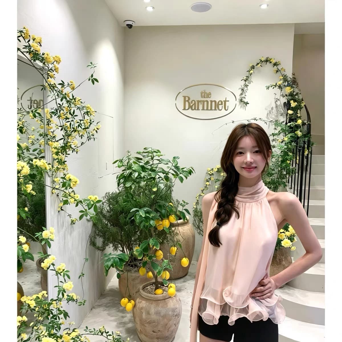 se gentle sun 2026 여름 스탠드 칼라 행침 목 비즈 박기 민소매 셔츠 조끼 여성 높음 럭셔리 작은 셔츠 맨위 상세 이미지 2