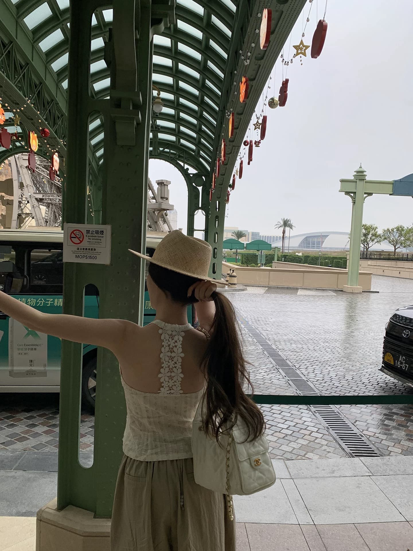레드 맨 파빌리온 캐미솔 여름 외출용 2026 새로운 레이스 프랑스식 순면 몸매 가꾸기 민소매 행침 목 맨위 여성 이미지 4