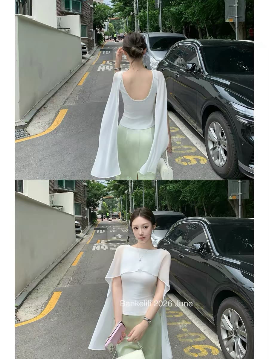 밤나무 코코아 bankelili 새싹 당겨서 미스 77 라이 경기 서울 19 양모 Tulle 숄 허리 수축 맨위 여성 상세 이미지 3