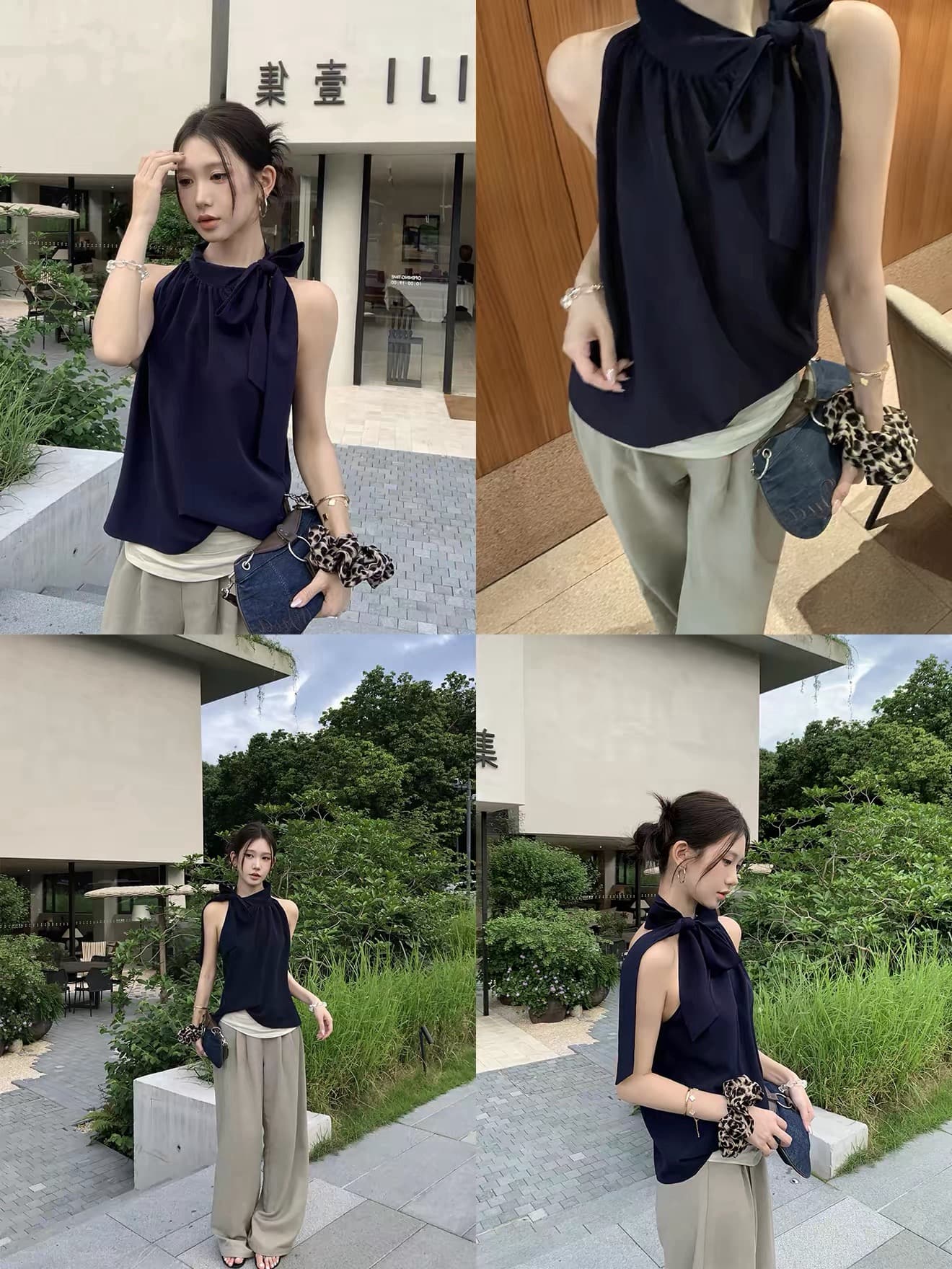 레드 맨 파빌리온 캐미솔 여름 외출용 핫걸 착용 가져 가라. 품격 자이언트 잘 생긴 ~ 중 아니요 명중 섹션 민소매 행침 목 맨위 상세 이미지 1